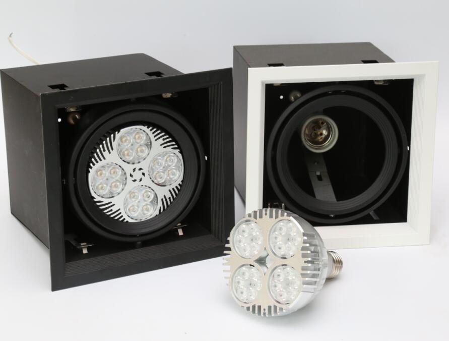 par30 35w führte kühlergrill licht für led - gitter downlight