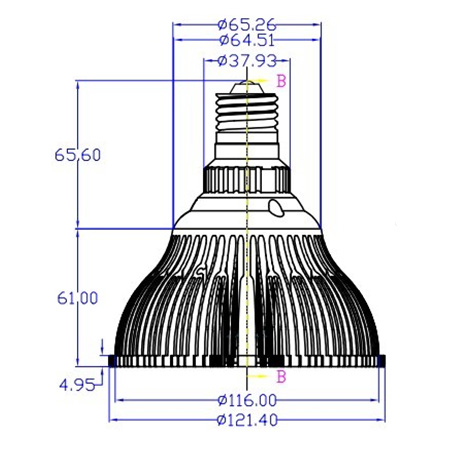 Dimmable 1200lm Led Spot Lighting 12w / E27 Led Replacement Halogen Bulb