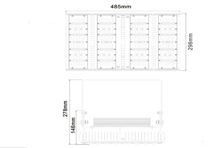 Eco 180° 150 Watt Led High Bay Lights 200 Lm/W For Warehouse Lighting Fixtures
