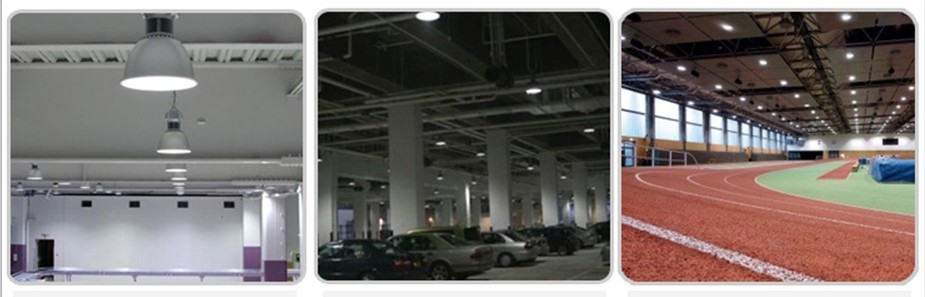 Gyms Garages 150W Waterproof Led High Bay Lights Super Bright With CE RoHS